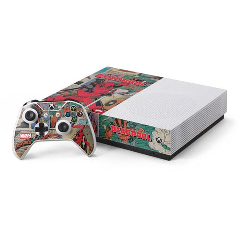 Marvel Deadpool Deadpool Collage Xbox One Skins